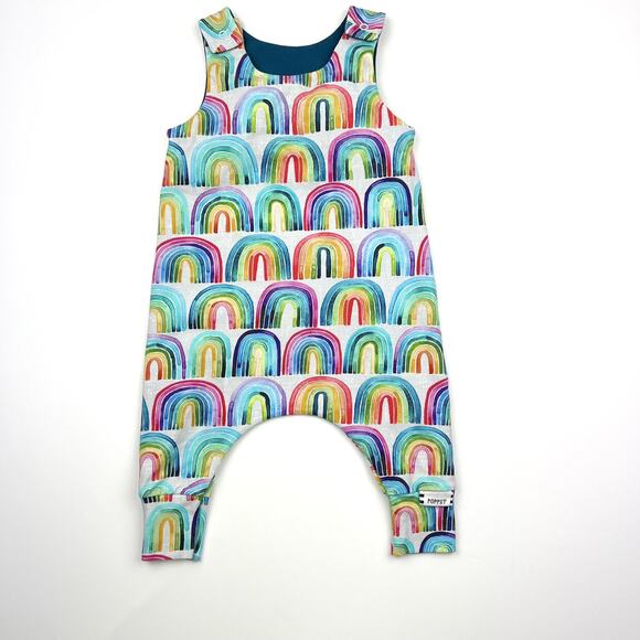 Poppet Small Shop Rainbows Romper - Picture 2 of 9